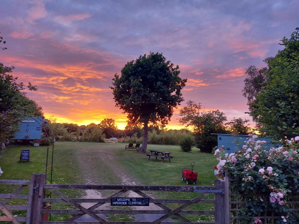 Hopgarden Glamping Luxury Shepherds Huts Wadhurst Extérieur photo
